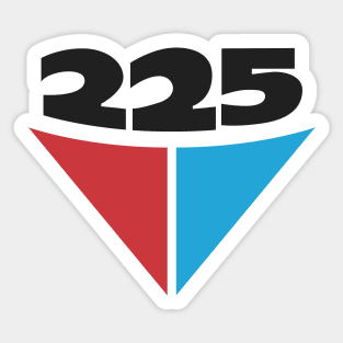225 Aussie Valiant Badge (Full Color) Sticker